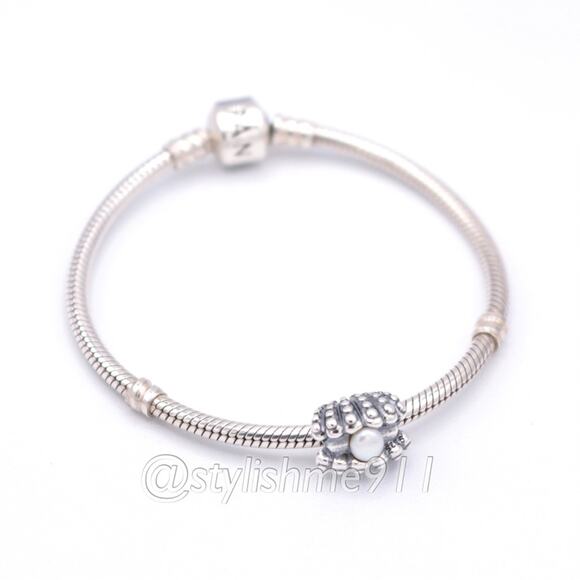 Authentic PANDORA One of a Kind Shell Charm - 791134P - Picture 5 of 12